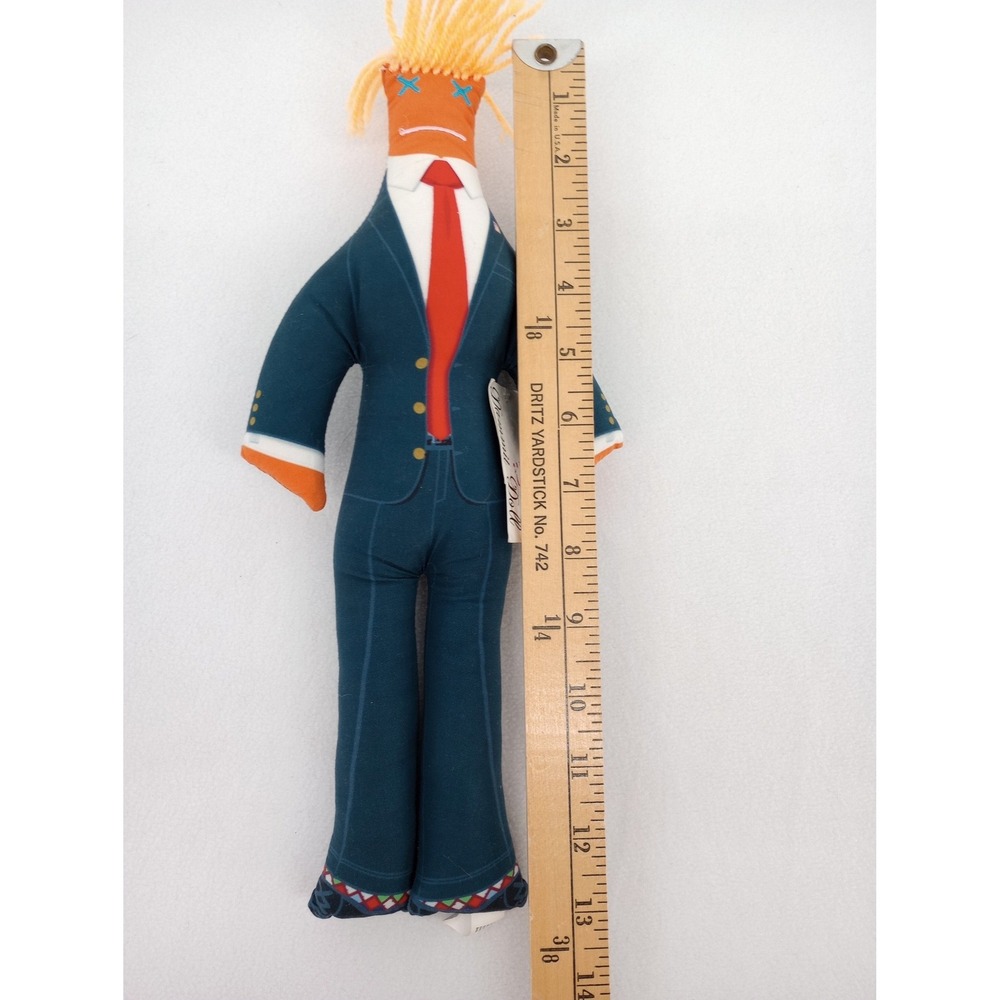 Donald Trump MAGA Dammit Doll Plush Stress Relief Gag Gift Orange Blue 13" Tall - Picture 4 of 5